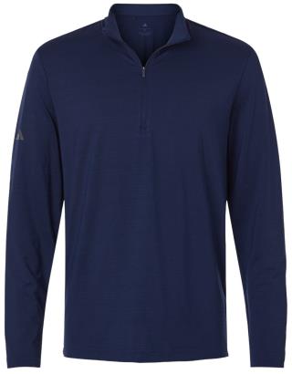 Textured Stripe Quarter-Zip Pullover