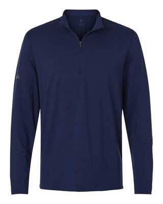 Textured Stripe Quarter-Zip Pullover