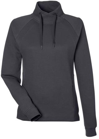 Ladies' Rhythm Waffle Cross-Neck Pullover
