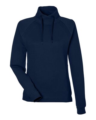 Ladies' Rhythm Waffle Cross-Neck Pullover