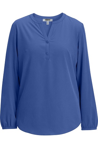 5275 - Ladies Open V-Neck Blouse