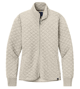 Ladies Diamond Quilt Full-Zip