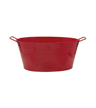 BLK21-713 - 15 Qt Galvanized Metal Tub