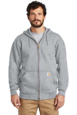 Midweight Hooded Zip-Front Sweatshirt