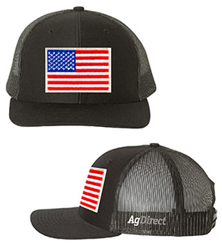 FC2-112-FLAG - Snapback Trucker Cap with Flag