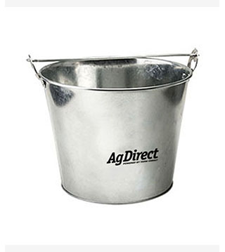 5 Qt Galvanized Ice Bucket w/Bottle Opener