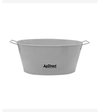 15 Qt Galvanized Metal Tub