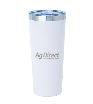 ICOL-B-044 - 22oz Double Wall S/S Tumbler - White