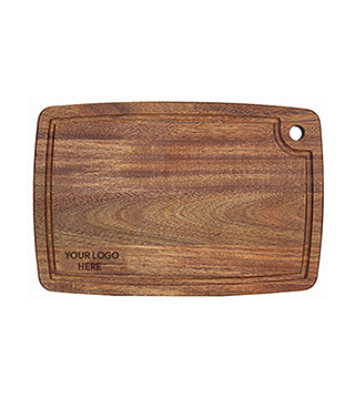 ICOL-B-056 - 15" Acacia Cutting Board with Juice Groove