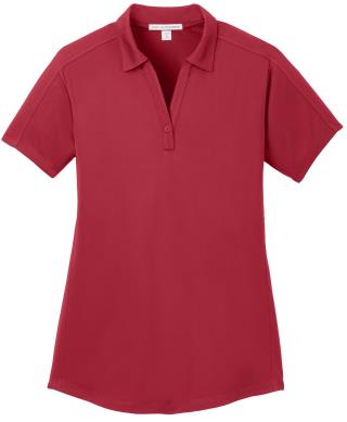 L569 - Ladies' Diamond Jacquard Polo