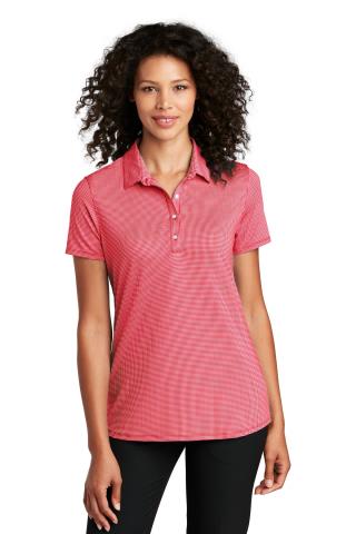 Ladies Gingham Polo