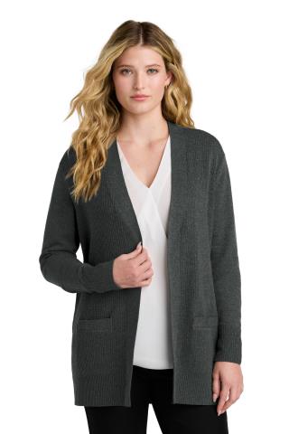 Ladies Easy Care Open-Front Cardigan Sweater