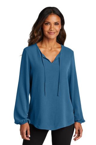 Ladies' Textured Crepe Blouse