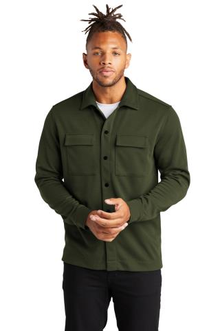 Double-Knit Snap Front Jacket