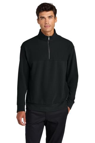 Linear Texture Quarter Zip