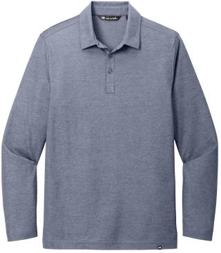 TM1MZ343 - Oceanside Heather Long Sleeve Polo